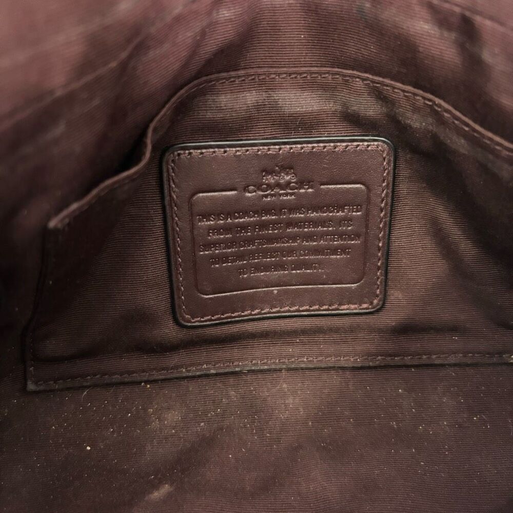 Coach Red/Maroon Patchwork Mini Ruby Leather Cros… - image 8